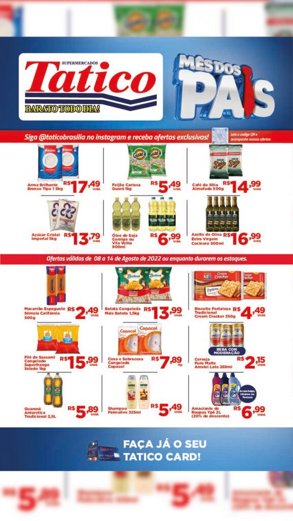 encartes de ofertas supermercado tatico Brasília DF