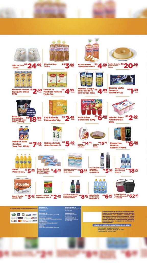 encartes de ofertas supermercado tatico Brasília DF