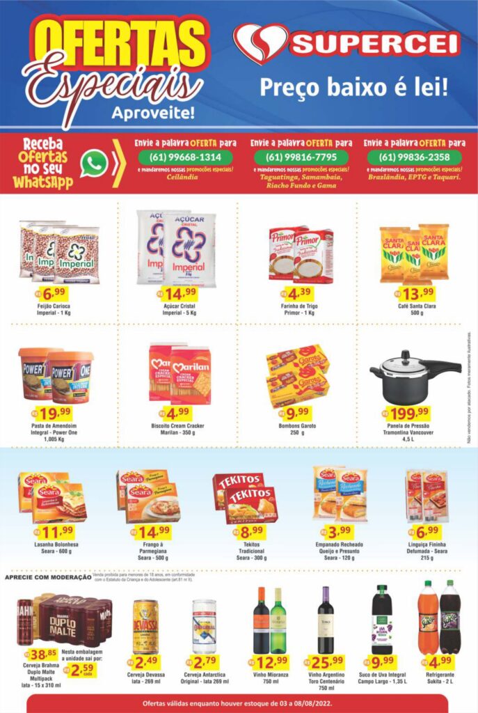 ofertas supermercado supercei Ceilândia brasilia df