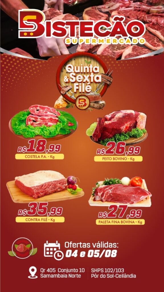 ofertas supermercado bistecão Brasília DF