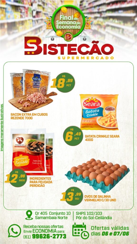 ofertas supermercado bistecão Brasília DF