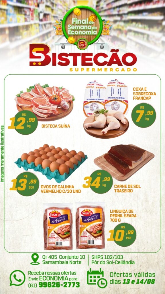 ofertas supermercado bistecão Brasília DF