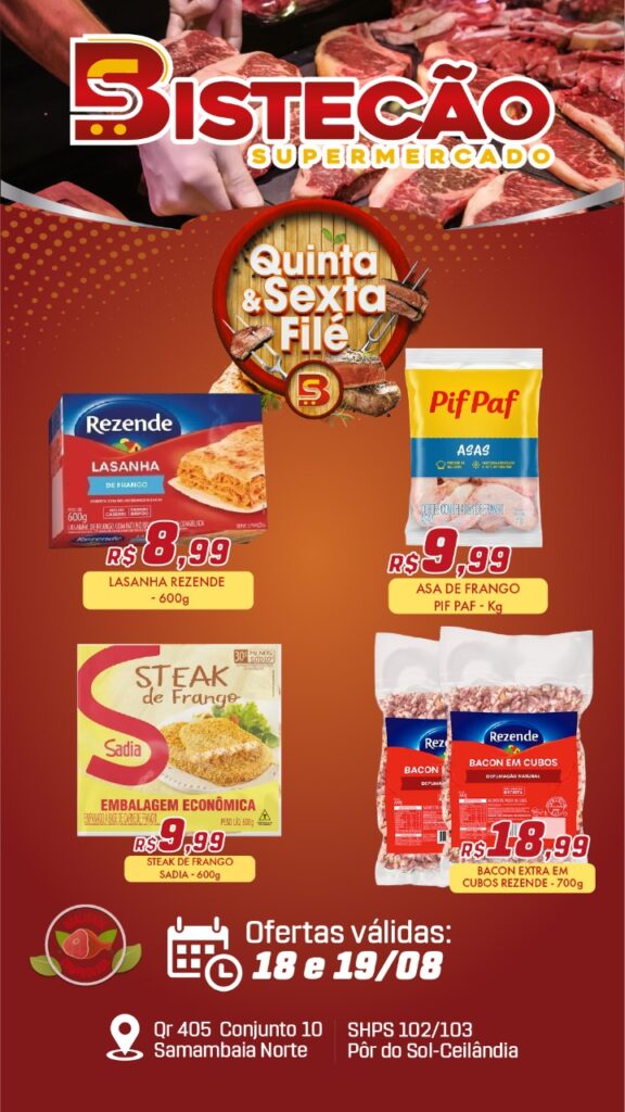 ofertas supermercado bistecão Brasília DF