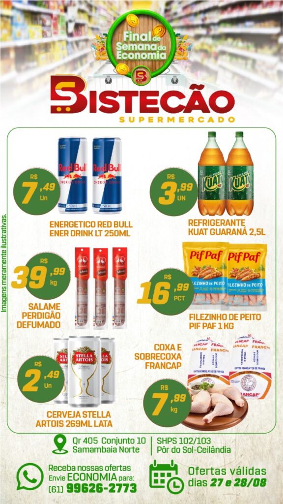 ofertas supermercado bistecão Brasília DF