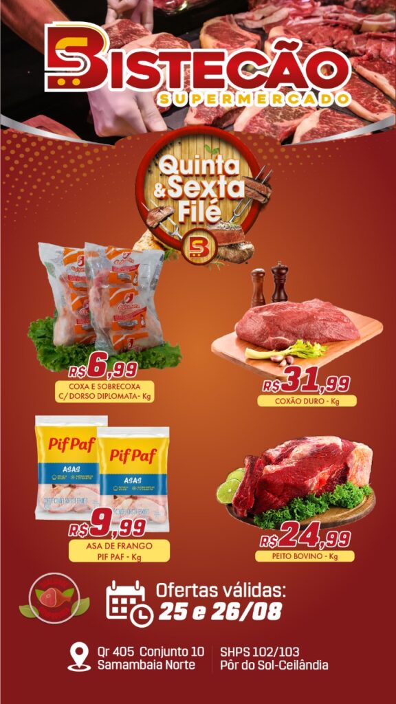ofertas supermercado bistecão Brasília DF