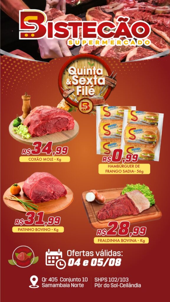 ofertas supermercado bistecão Brasília DF