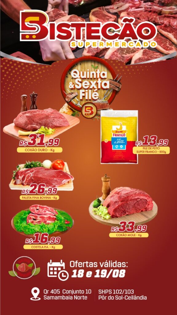 ofertas supermercado bistecão Brasília DF