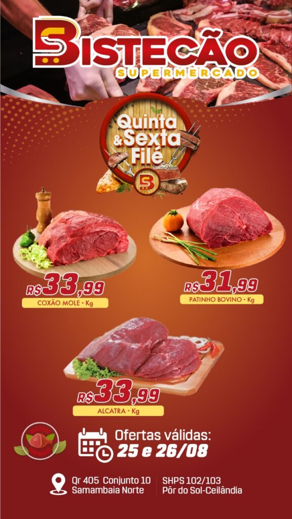 ofertas supermercado bistecão Brasília DF
