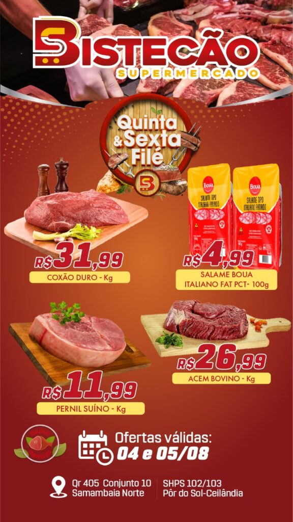 ofertas supermercado bistecão Brasília DF