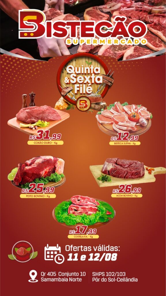 ofertas supermercado bistecão Brasília DF