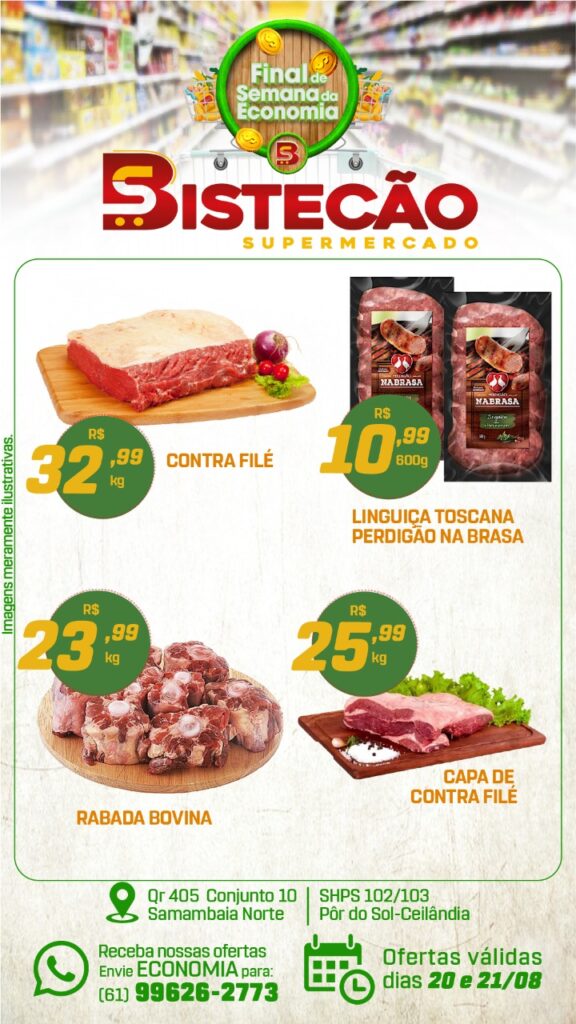 ofertas supermercado bistecão Brasília DF