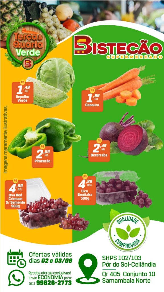 ofertas supermercado bistecão Brasília DF