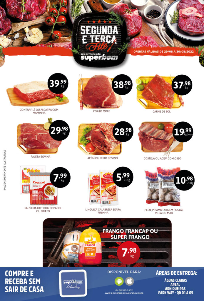 encarte de ofertas supermercado superbom brasilia df