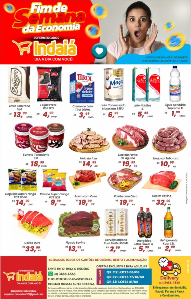 ofertas supermercado indaiá Itapoá Paranoá DF