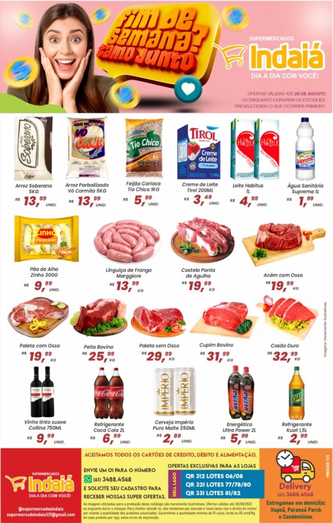 ofertas supermercado indaiá Itapoá Paranoá DF