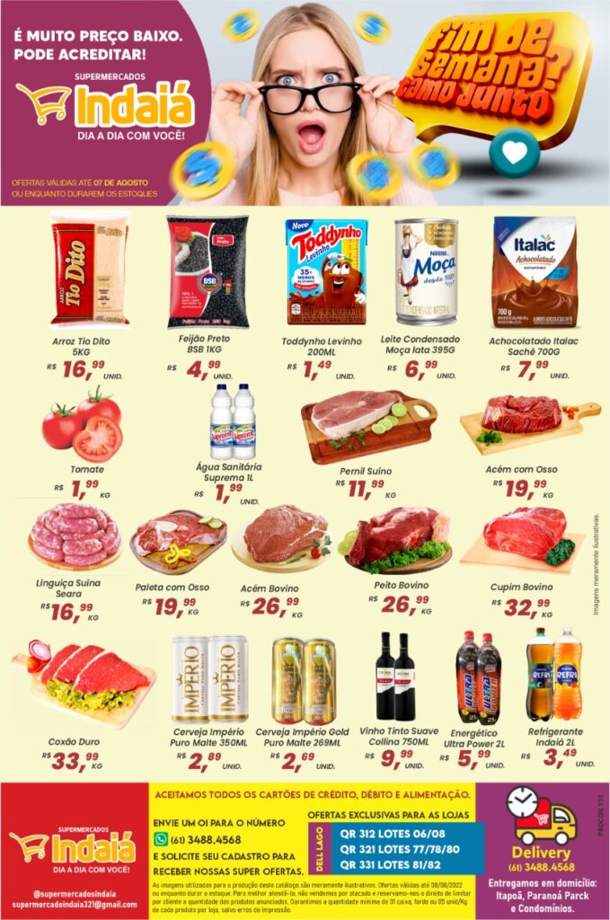 ofertas supermercado indaiá Itapoá Paranoá DF