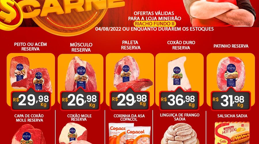 Supermercado Mineirão até 04/08/2022