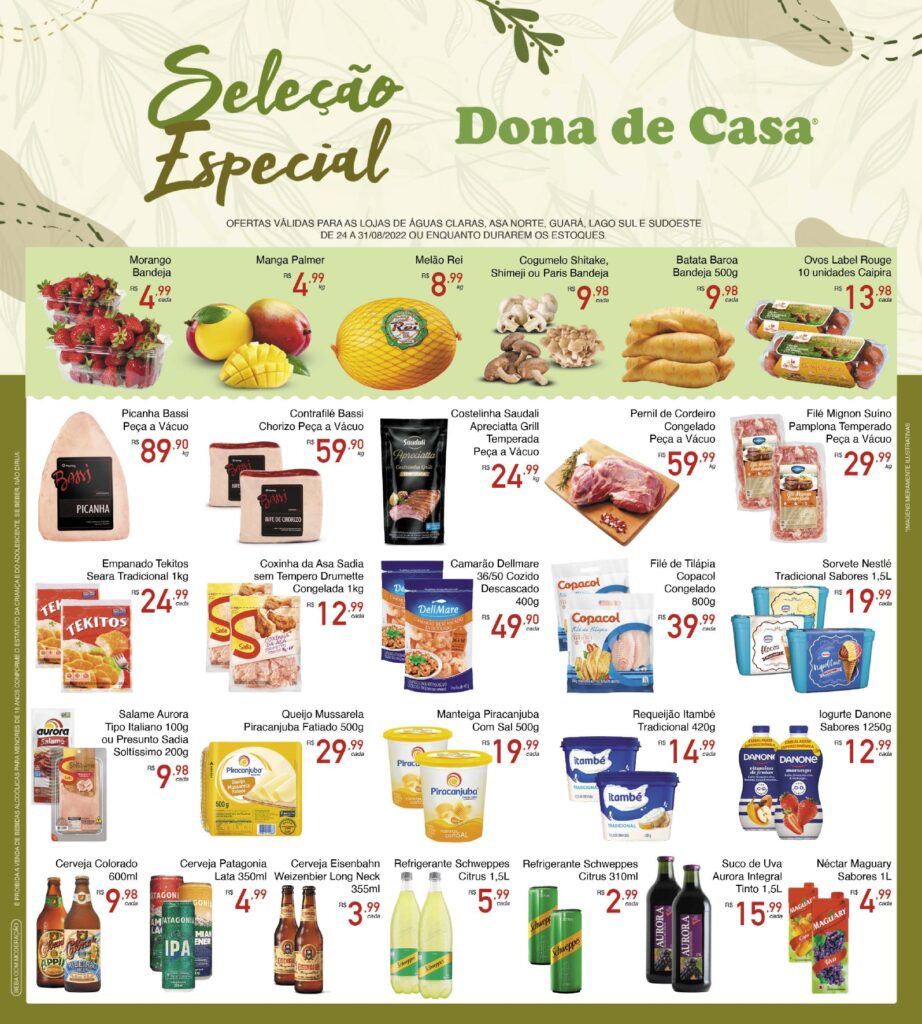 panfleto e encarte de ofertas supermercado dona de casa Brasília df