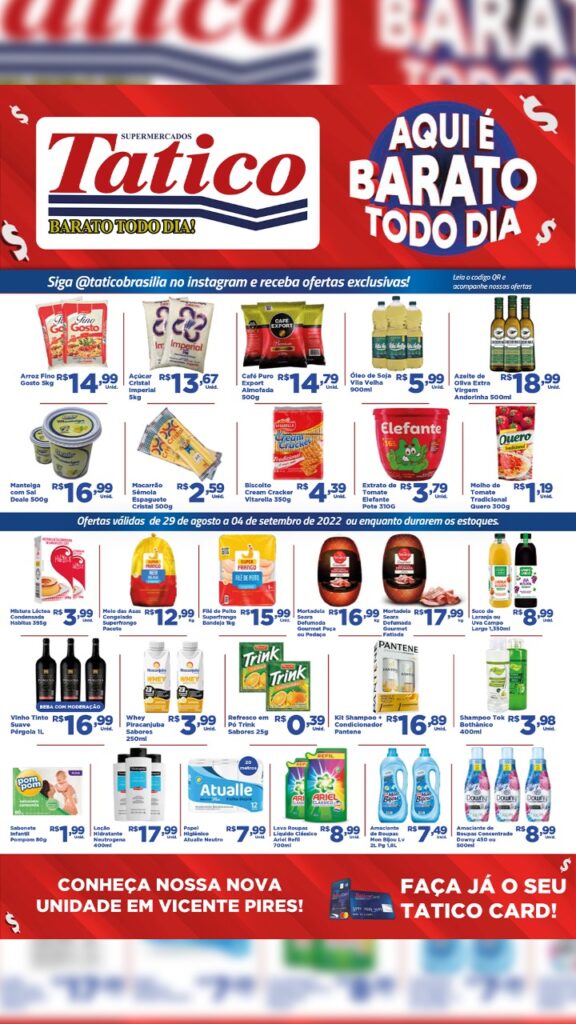 encartes de ofertas supermercado tatico Brasília DF