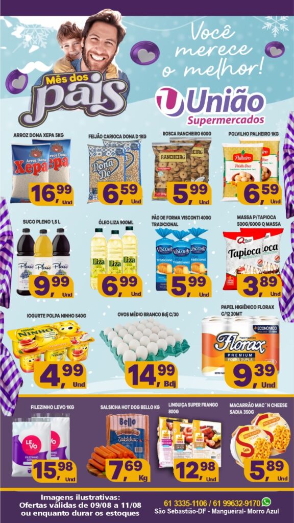 panfleto de ofertas supermercado união são sebastião df