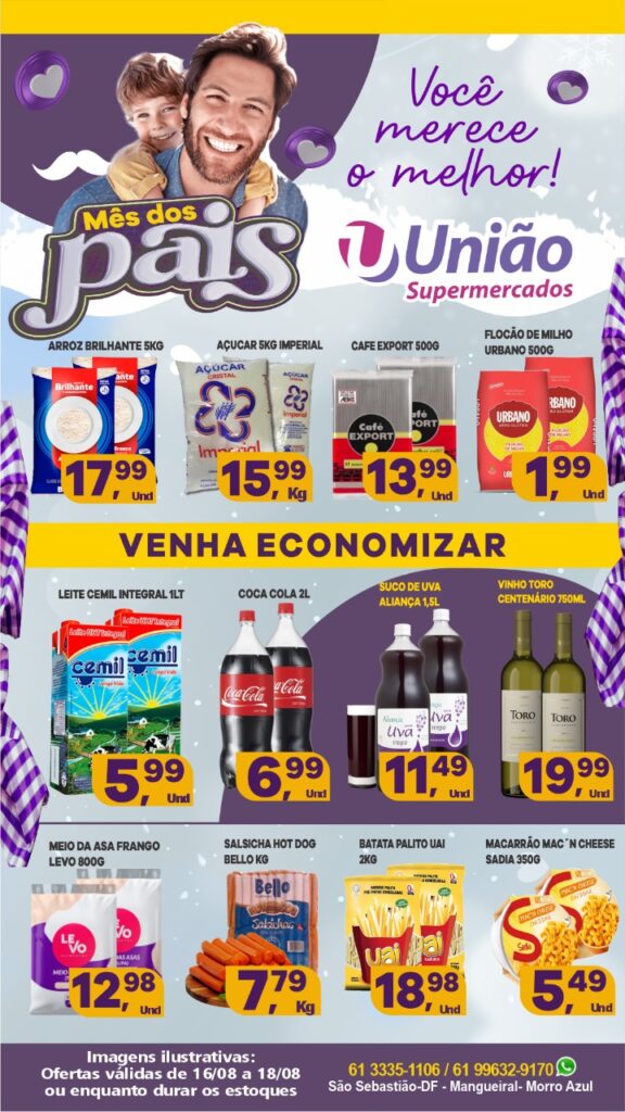 encartes de ofertas supermercado união são sebastião df