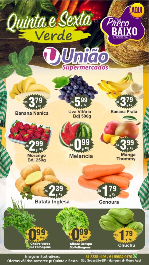 encartes de ofertas supermercado união são sebastião df