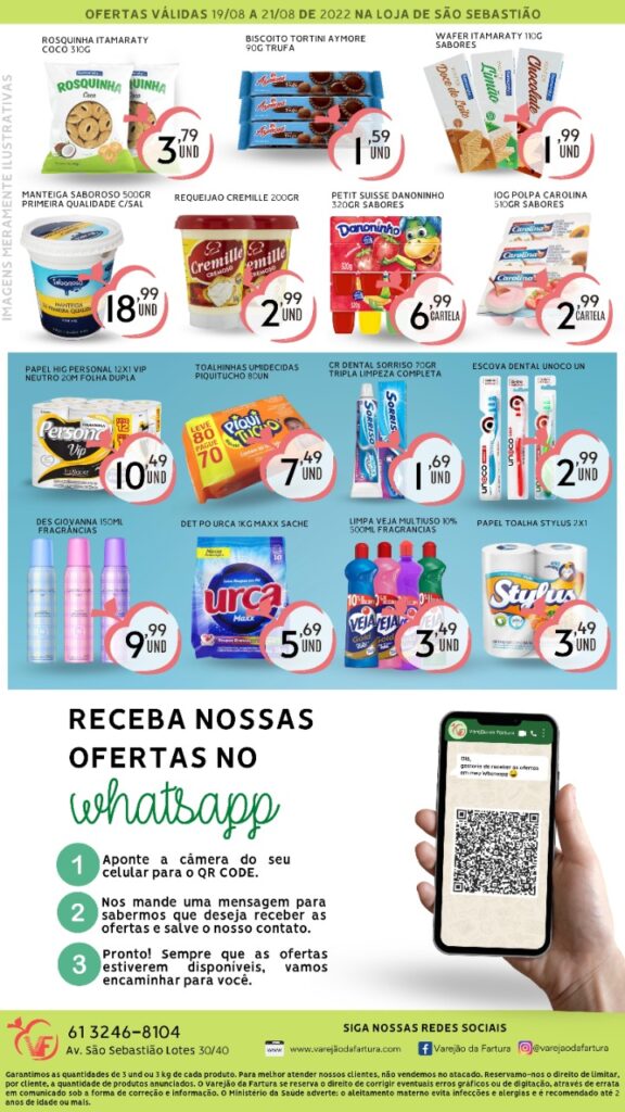ofertas supermercado varejão da fartura