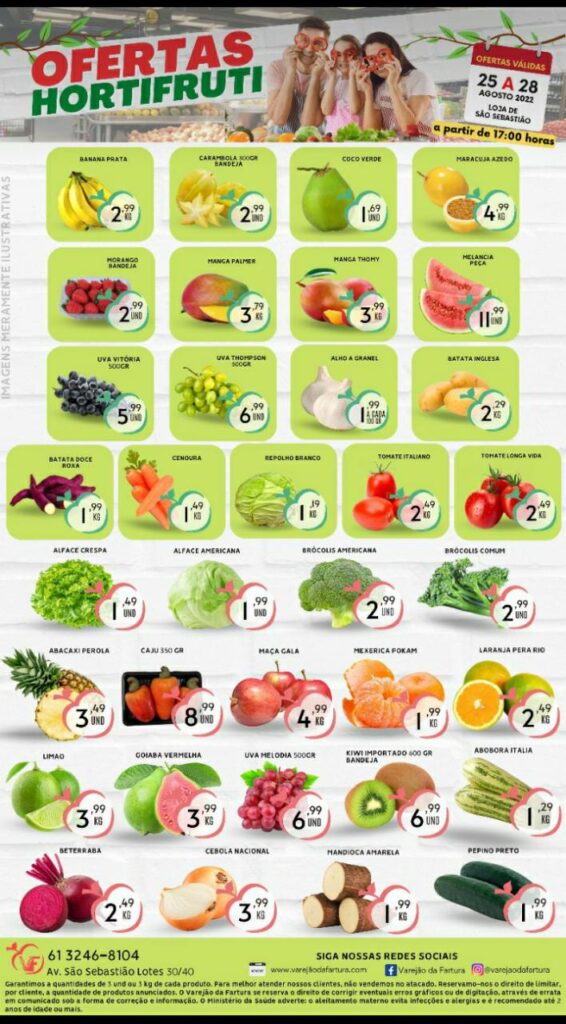 ofertas supermercado varejão da fartura