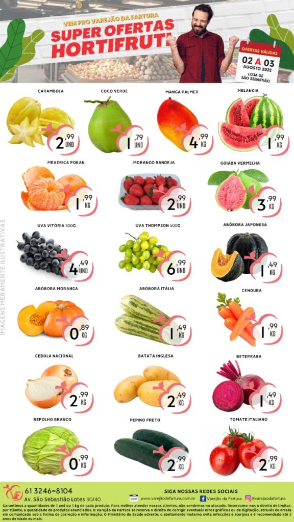 ofertas supermercado varejão da fartura