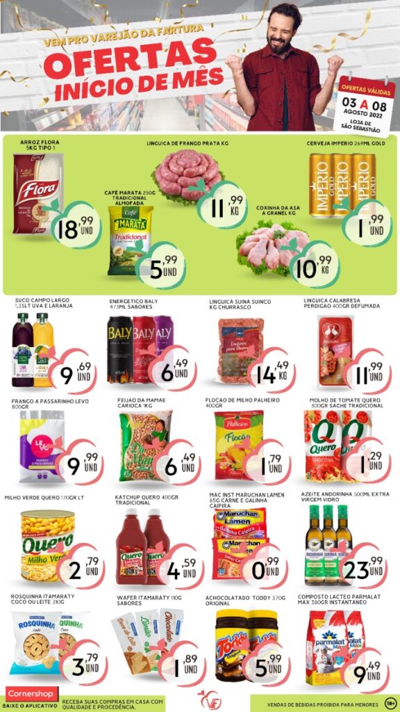 ofertas supermercado varejão da fartura