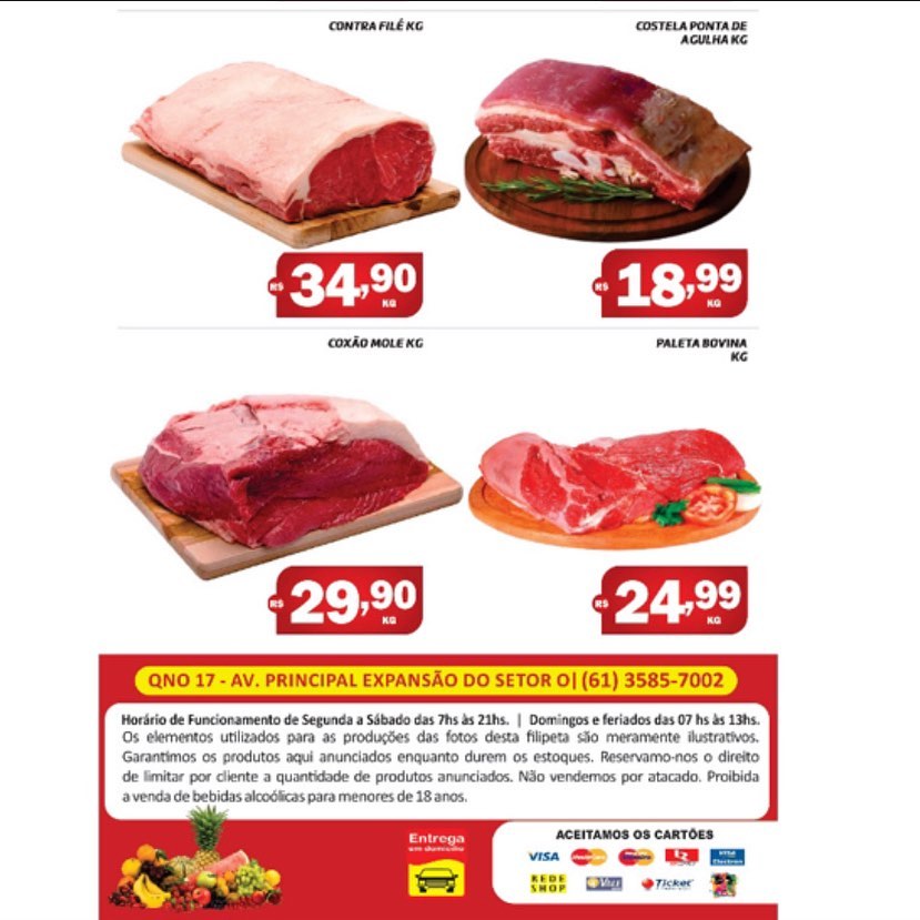 panfleto de ofertas supermercado vitória Ceilândia df