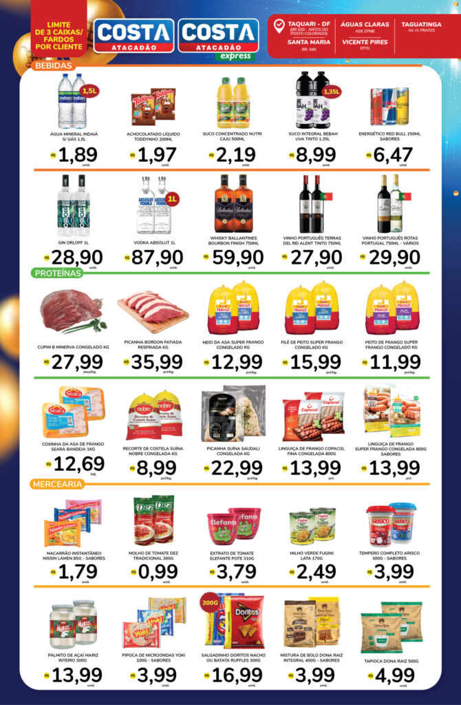 ofertas atacadão costa brasilia df