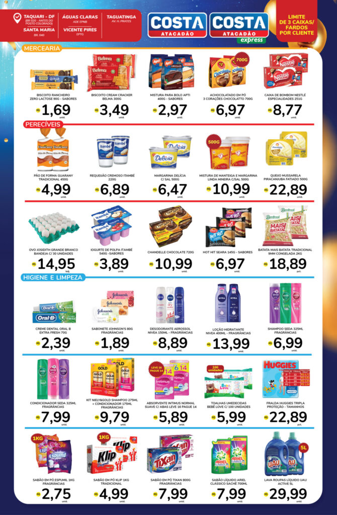 ofertas atacadão costa brasilia df