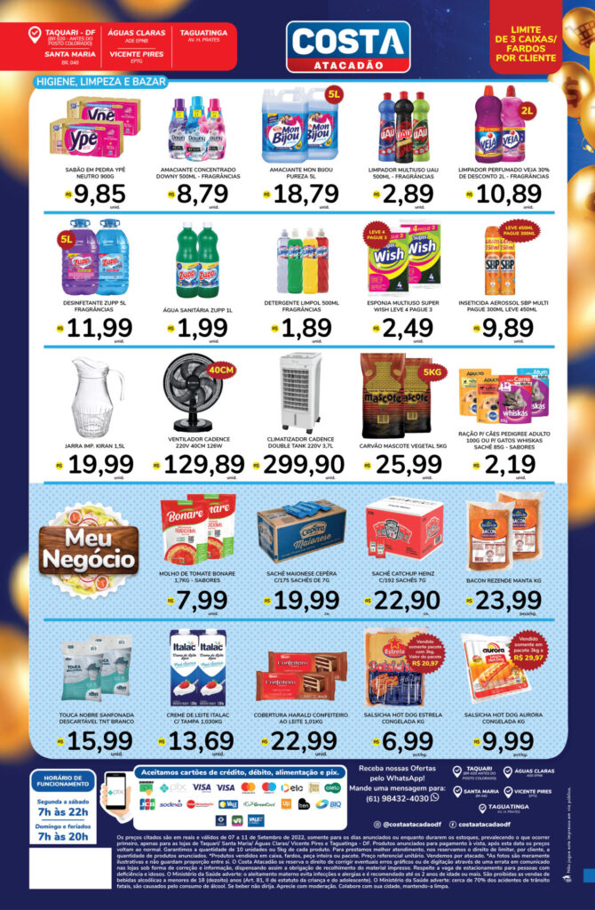 ofertas atacadão costa brasilia df