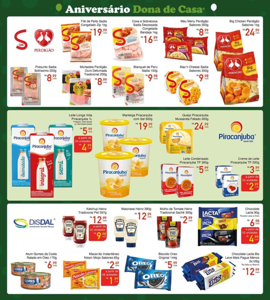 encarte de ofertas supermercado dona de casa Brasília df