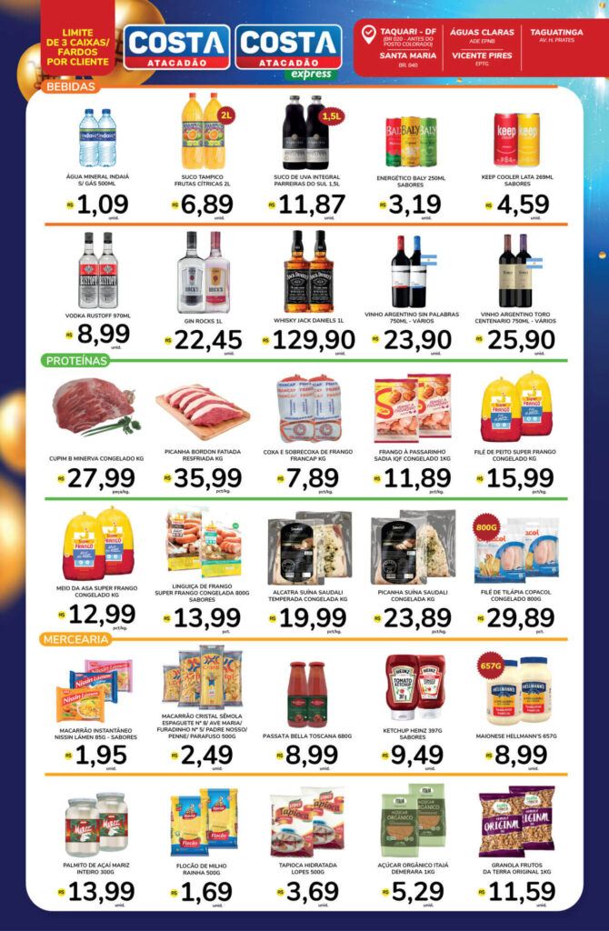 ofertas atacadão costa brasilia df