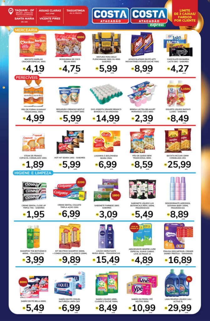 ofertas atacadão costa brasilia df