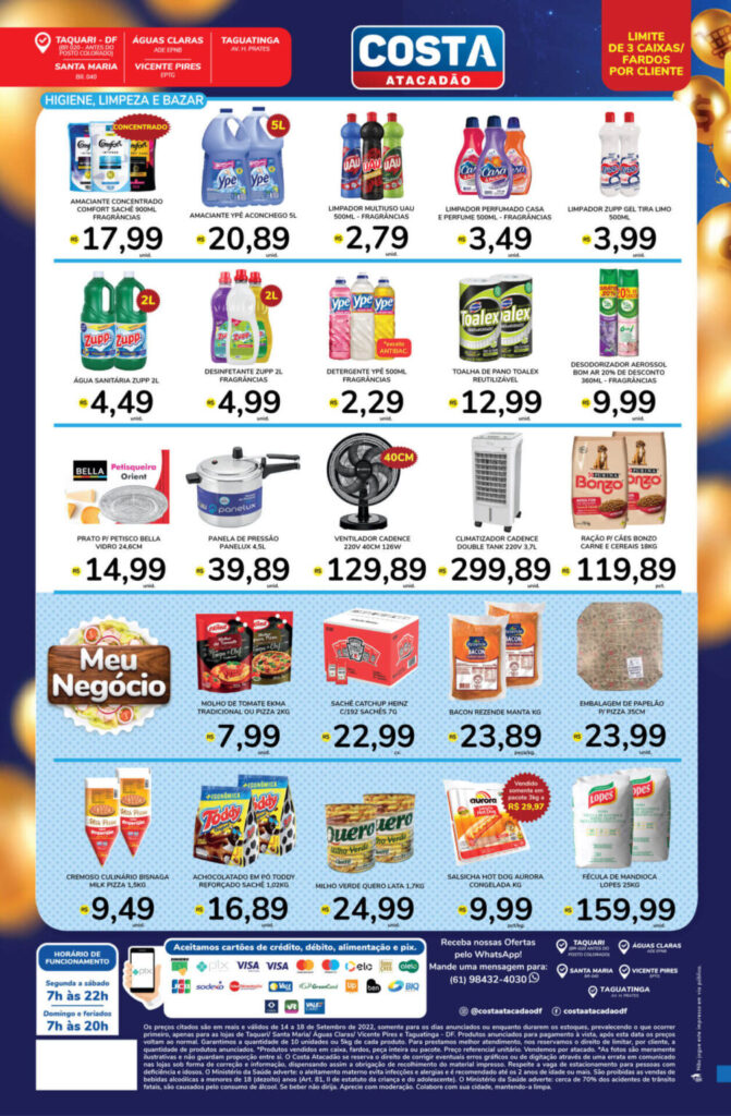 ofertas atacadão costa brasilia df