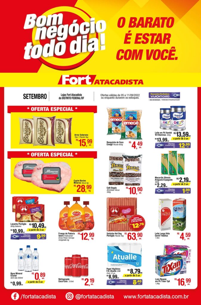 encarte de ofertas fort atacadista