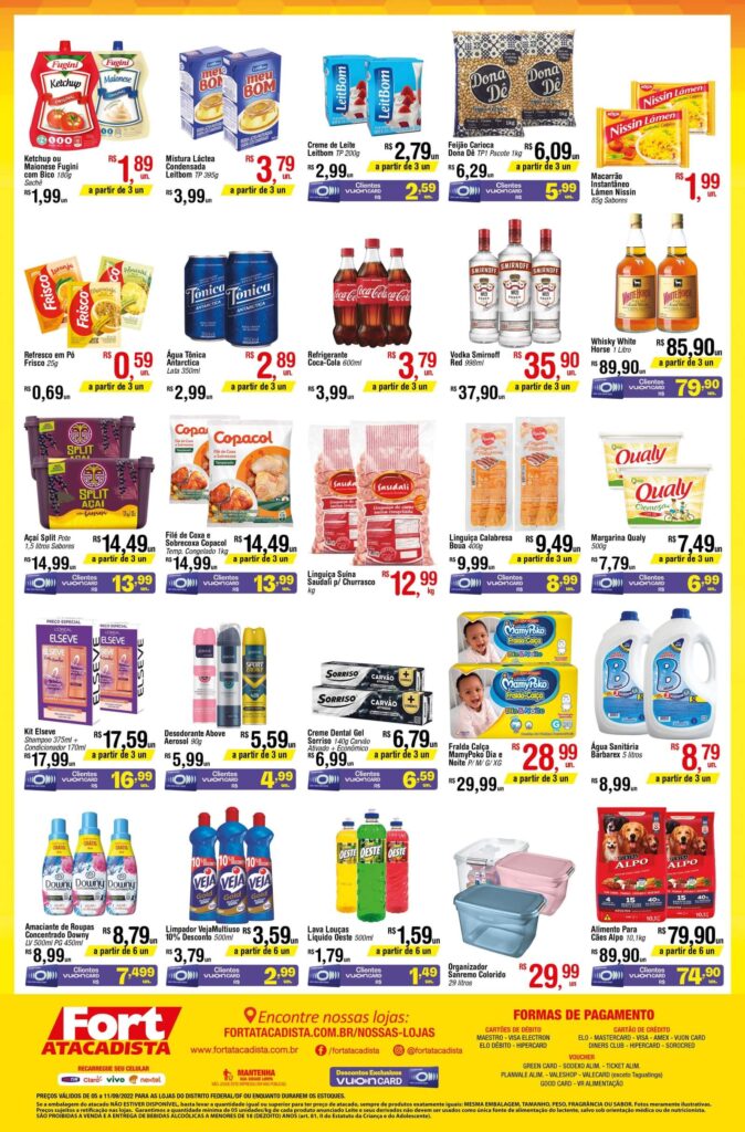 encarte de ofertas fort atacadista