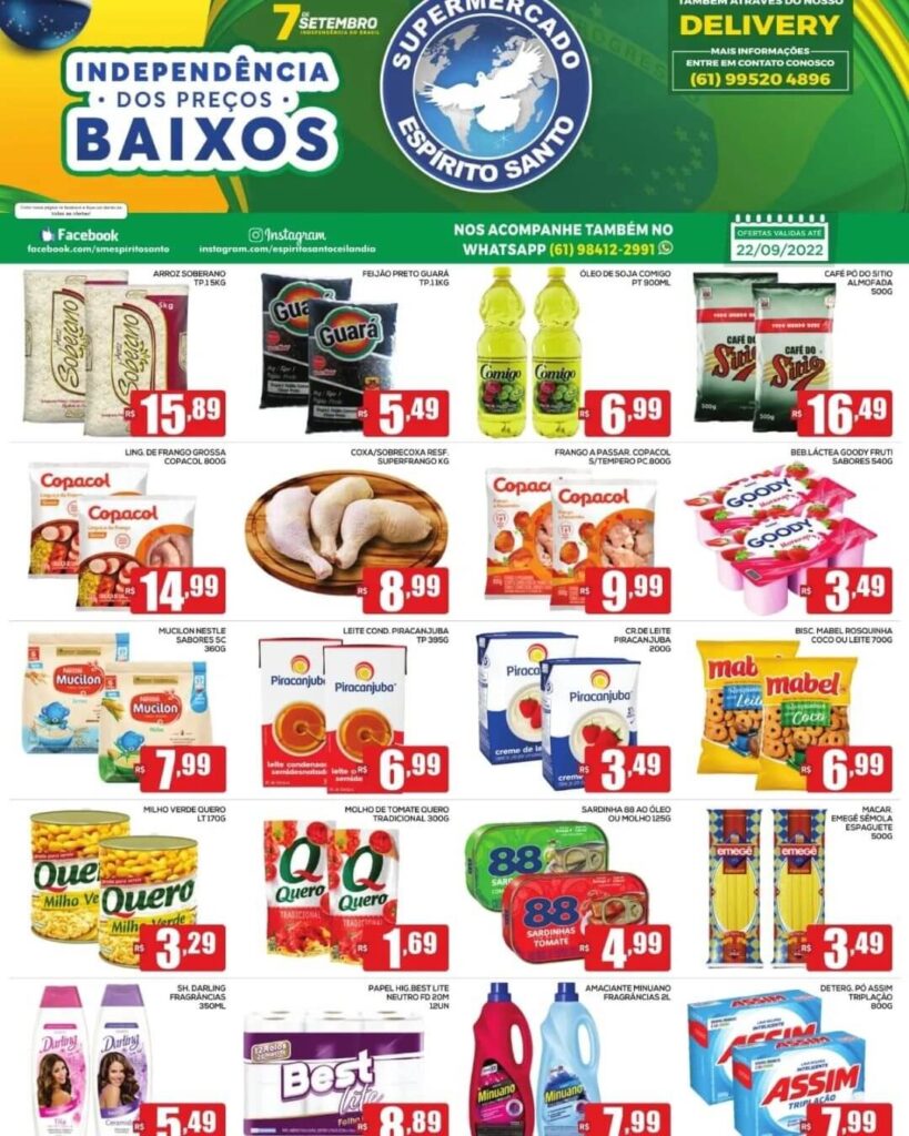 ofertas supermercado espirito santo Brasília df