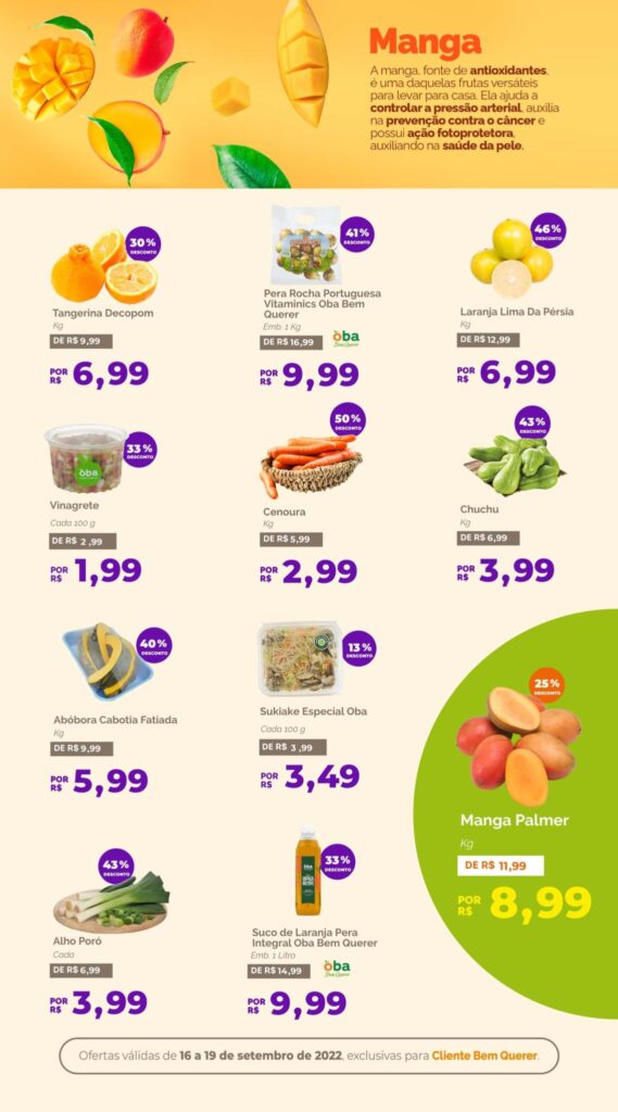 encarte de ofertas oba hortifruti