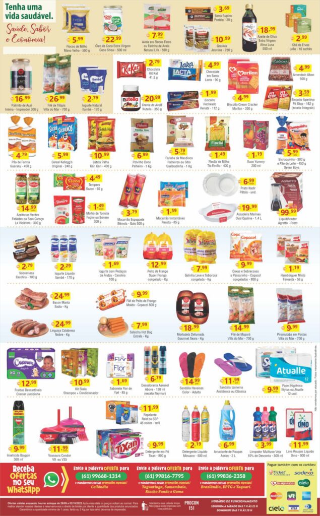 encarte de ofertas supermercado supercei brasilia df