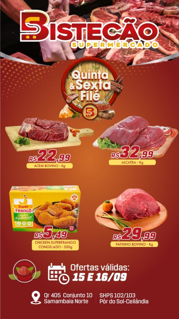 ofertas supermercado bistecão Brasília DF