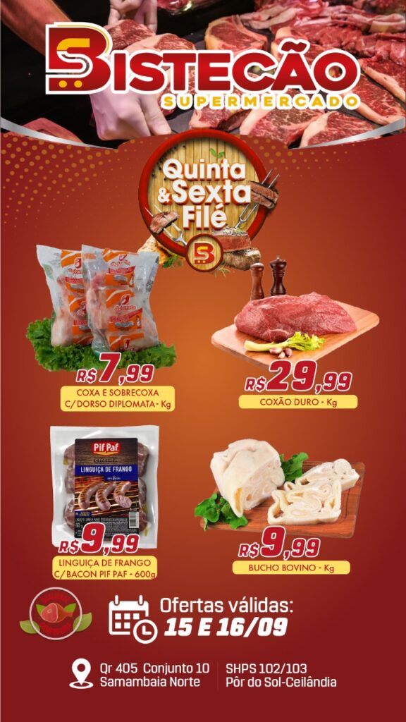 ofertas supermercado bistecão Brasília DF