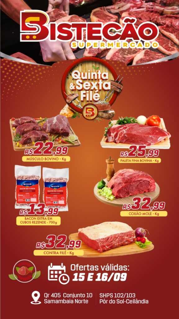 ofertas supermercado bistecão Brasília DF