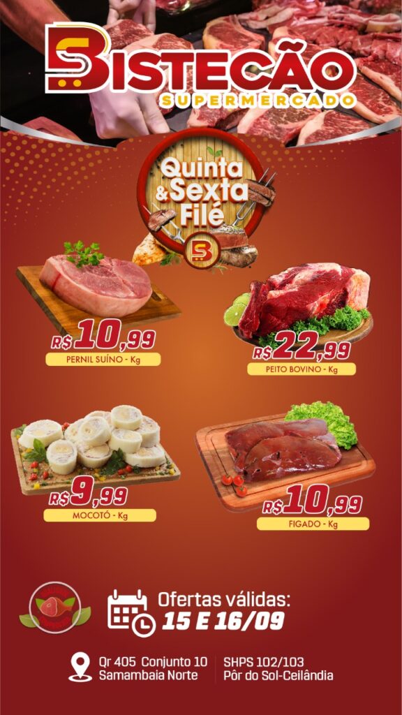 ofertas supermercado bistecão Brasília DF