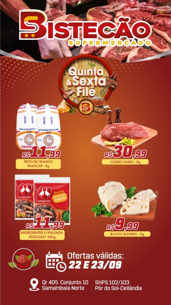 ofertas supermercado bistecão Brasília DF