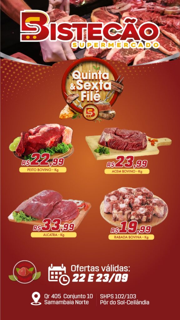 ofertas supermercado bistecão Brasília DF