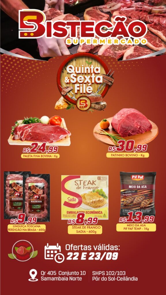 ofertas supermercado bistecão Brasília DF